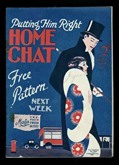 Twopence: Cover of Home Chat Magazine