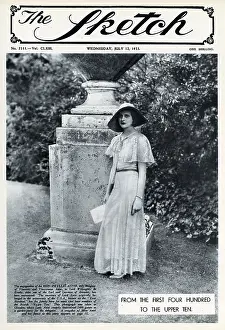 Willoughby: Front cover, Hon Phyllis Astor on her engagement