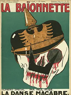 Gory: Front cover, La Baionnette, WW1