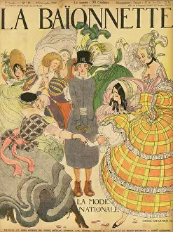 Longing: Front cover, La Baionnette, WW1