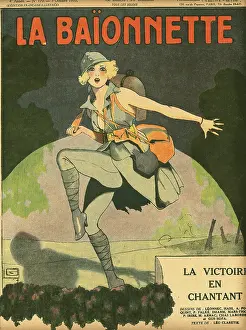 Skimpy: Front cover, La Baionnette, WW1