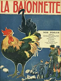 Ordinary: Front cover, La Baionnette, WW1
