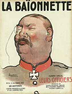 Arrogant: Front cover, La Baionnette, WW1