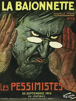 Gloomy: Front cover, La Baionnette, WW1