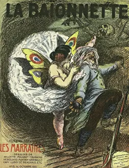 Godmother: Front cover, La Baionnette, WW1