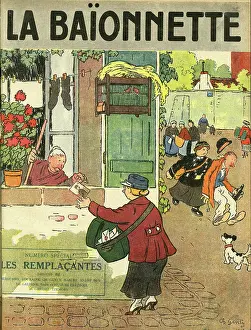 Essential: Front cover, La Baionnette, WW1