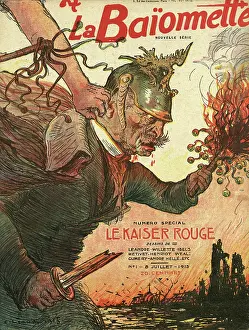 Dripping: Front cover, La Baionnette, WW1