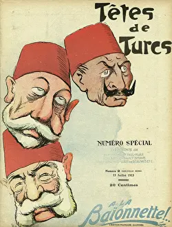 Mehmed: Front cover, La Baionnette, WW1