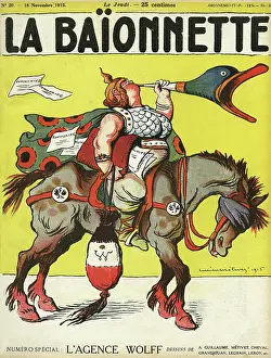 Leaflets: Front cover, La Baionnette, WW1