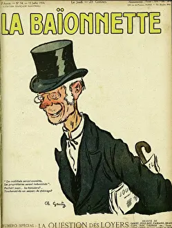 Rents: Front cover, La Baionnette, WW1