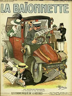 Interested: Front cover, La Baionnette, WW1