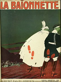 Footprints: Front cover, La Baionnette, WW1