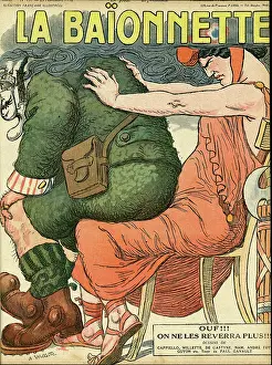 Rejection: Front cover, La Baionnette, WW1