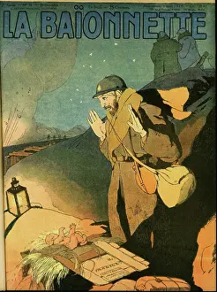 Manger: Front cover, La Baionnette, WW1