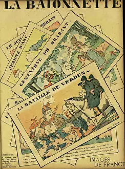 Genevieve: Front cover, La Baionnette, WW1