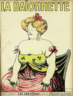 Gretchen: Front cover, La Baionnette, WW1