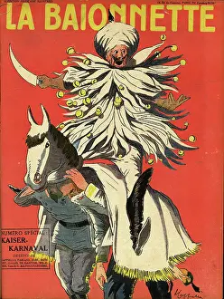 Ridicule: Front cover, La Baionnette, WW1