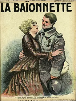 Servicemen: Front cover, La Baionnette, WW1