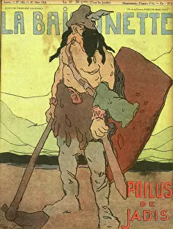 Yesteryear: Front cover, La Baionnette, WW1