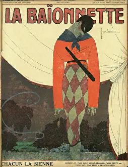 Bowing: Front cover, La Baionnette, WW1