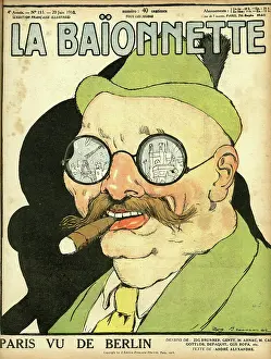 Stereotypical: Front cover, La Baionnette, WW1