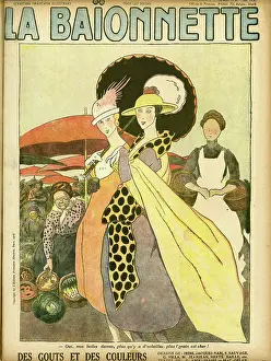Expensive: Front cover, La Baionnette, WW1