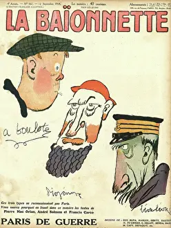 Recognise: Front cover, La Baionnette, WW1