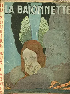 Gloomy: Front cover, La Baionnette, WW1