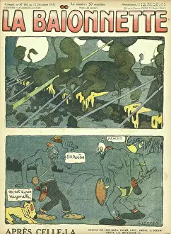Attitude: Front cover, La Baionnette, WW1