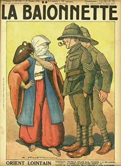Puttees: Front cover, La Baionnette, WW1