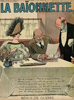 Pince: Front cover, La Baionnette, WW1