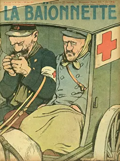 Ambulance: Front cover, La Baionnette, WW1