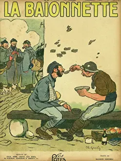 Mate: Front cover, La Baionnette, WW1