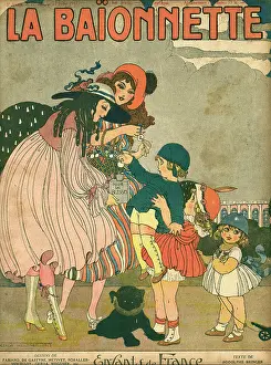 Charitable: Front cover, La Baionnette, WW1
