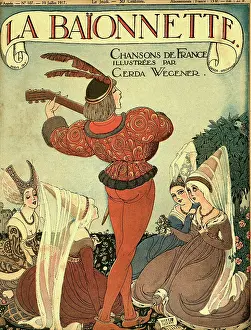 Tights: Front cover, La Baionnette, WW1