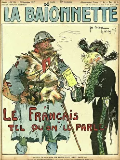 Standards: Front cover, La Baionnette, WW1