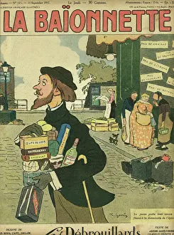 Packets: Front cover, La Baionnette, WW1