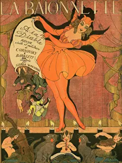 Revue: Front cover, La Baionnette, WW1