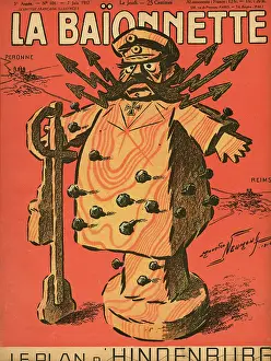 Arrows: Front cover, La Baionnette, WW1