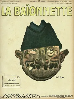 Catering: Front cover, La Baionnette, WW1