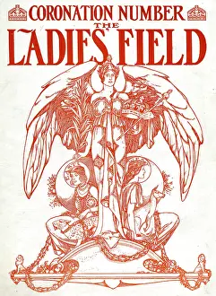 Sceptre: Front cover, The Ladies Field, Coronation Number 1902