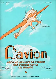 Lavion: The front cover of L'Avion October 1938