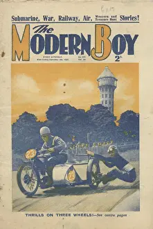 Thrill: Front cover of The Modern Boy, 4th September 1937