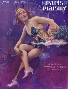 Ruiz: Cover for Paris Plaisirs number 39, September 1925