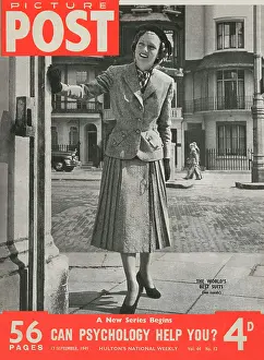 Couturiers: Front cover of Picture Post - The World's Best Suits feature