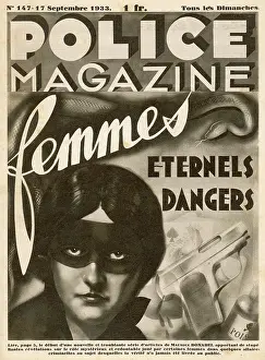 Seductive: COVER OF POLICE MAG.1933