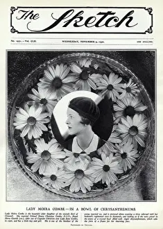 Chrysanthemum: Front cover portrait, Lady Moira Combe