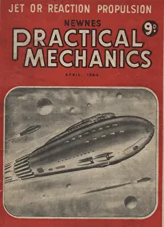Fanzine: Front cover of Practical Mechanics magazine, April 1944