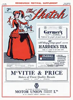 Topcoat: Front cover of The Sketch, 9th September 1953
