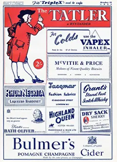 Masthead: Front cover of The Tatler, 10th October 1951